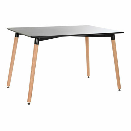 Esstisch DKD Home Decor natürlich Schwarz Birke Holz MDF (120 x 80 x 74 cm)