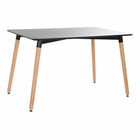 Esstisch DKD Home Decor natürlich Schwarz Birke Holz MDF (120 x 80 x 74 cm)