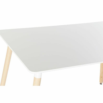 Esstisch DKD Home Decor Weiß Birke Holz MDF 120 x 80 x 74 cm