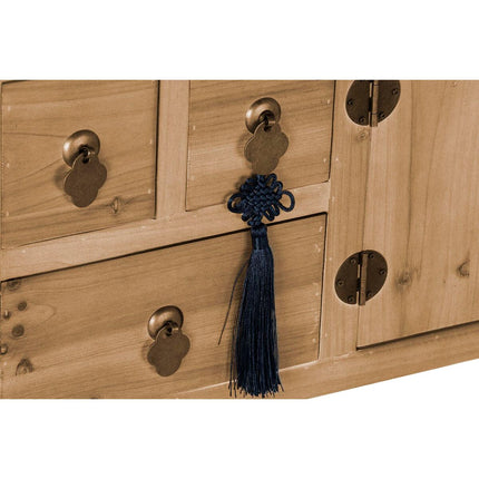 Beistelltisch DKD Home Decor natürlich Tanne Holz MDF 96 x 24 x 79 cm