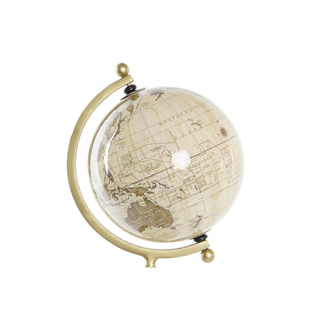 Terraqueo-Globus DKD Home Decor Gold Vintage Messing (24 x 20 x 51 cm)