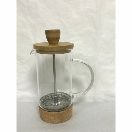 Kolben-Kaffeemaschine DKD Home Decor 16 x 9 x 18,5 cm natürlich Durchsichtig 350 ml Borosilikatglas