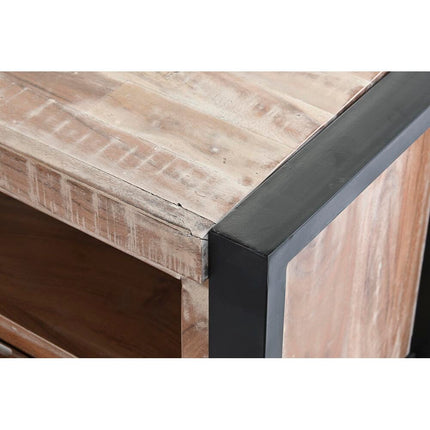 TV-Möbel DKD Home Decor Metall Akazienholz (200 x 55 x 40 cm)