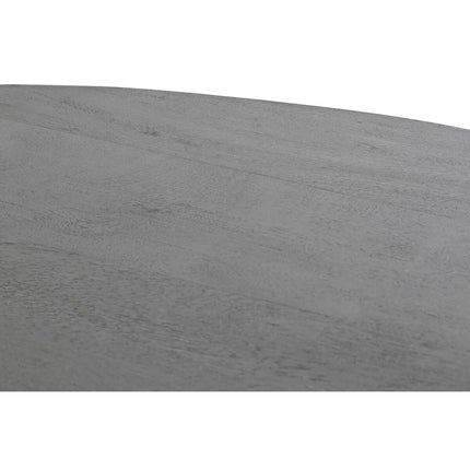 Esstisch DKD Home Decor Schwarz Metall Mango-Holz (130 x 130 x 76 cm)