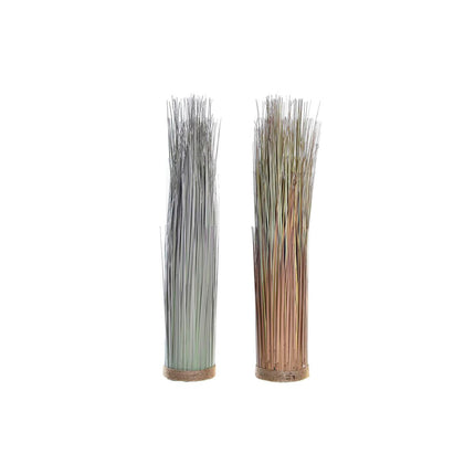 Dekorationspflanze DKD Home Decor 25 x 25 x 68 cm Braun Polyäthylen grün (2 Stück)