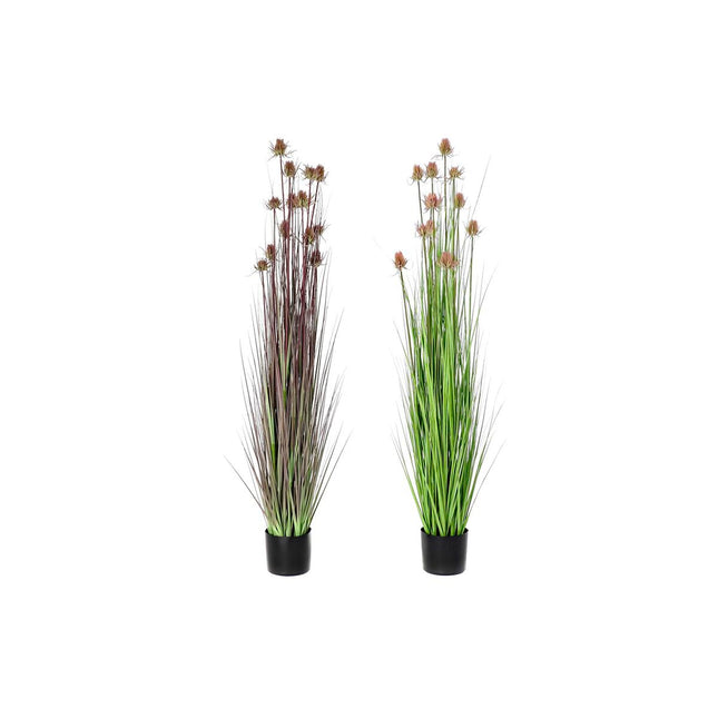Dekorationspflanze DKD Home Decor 40 x 40 x 150 cm Rosa Lila Polyäthylen PVC (2 Stück)
