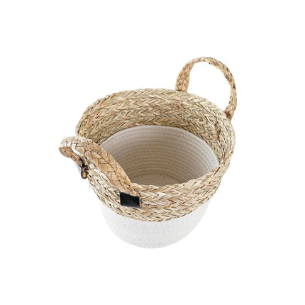 Korb DKD Home Decor Seegras 25 x 25 x 30 cm (2 Stück)