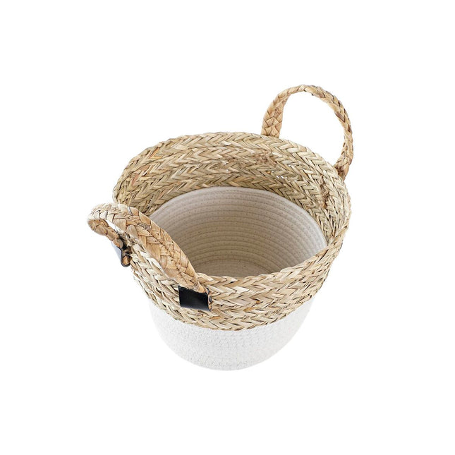 Korb DKD Home Decor Seegras 25 x 25 x 30 cm (2 Stück)