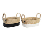 Korb DKD Home Decor Seegras 36 x 20 x 16 cm (2 Stück)