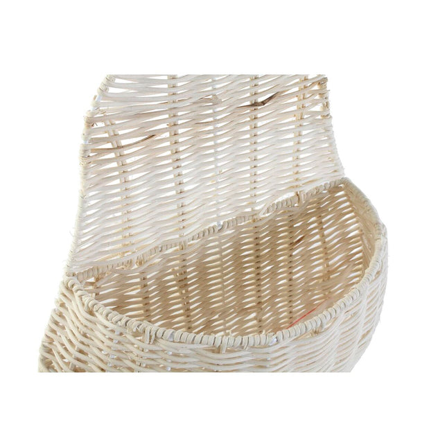 Korb DKD Home Decor An der Wand montiert Rattan (55 x 33 x 14 cm) (2 Stück)