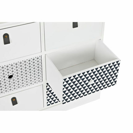 Schubladenschrank DKD Home Decor Grau Weiß Paulonia-Holz (68 x 25 x 62 cm)