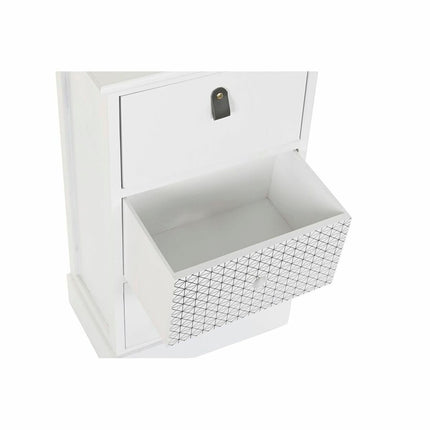Schubladenschrank DKD Home Decor Grau Weiß Paulonia-Holz (36 x 25 x 62 cm)