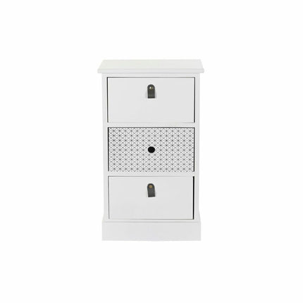 Schubladenschrank DKD Home Decor Grau Weiß Paulonia-Holz (36 x 25 x 62 cm)