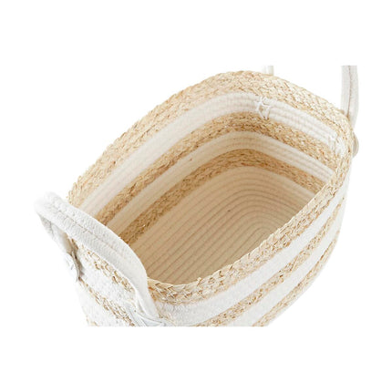Korb DKD Home Decor 33 x 16 x 19 cm Naturfaser