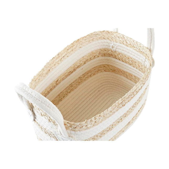 Korb DKD Home Decor 33 x 16 x 19 cm Naturfaser