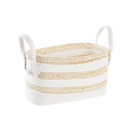 Korb DKD Home Decor 33 x 16 x 19 cm Naturfaser
