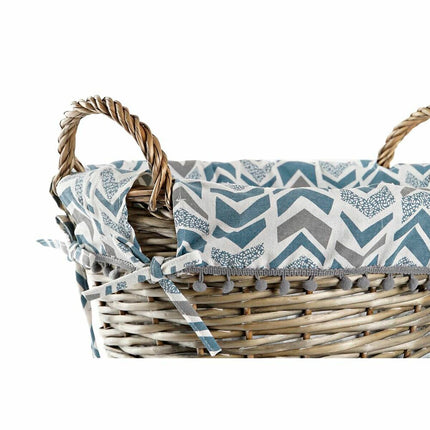 Korb DKD Home Decor 44 x 44 x 42 cm Polyester korb