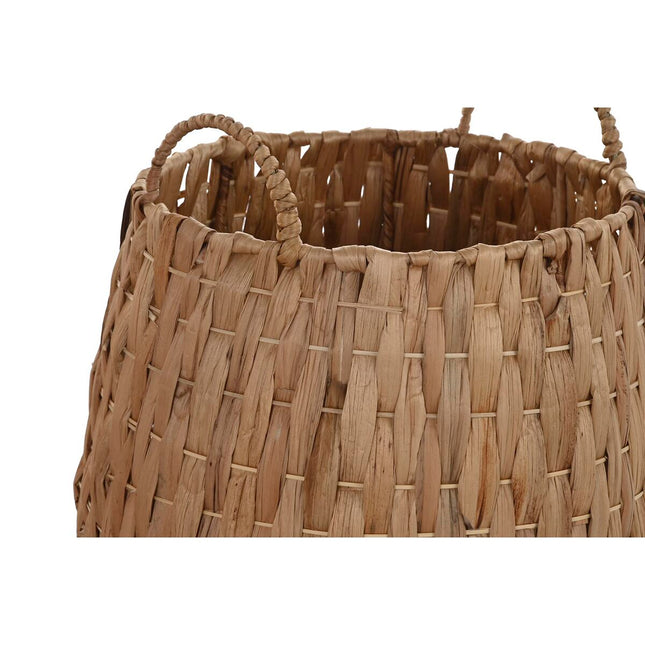 Korb-Set DKD Home Decor natürlich Naturfaser Boho 44 x 44 x 49 cm
