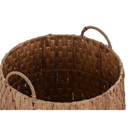 Korb-Set DKD Home Decor natürlich Naturfaser Boho 44 x 44 x 49 cm