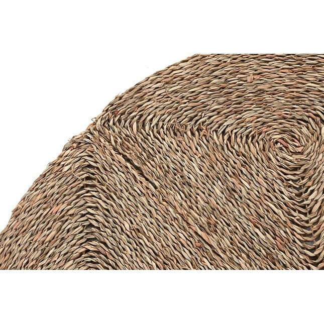 Teppich DKD Home Decor 150 x 0,5 x 150 cm natürlich Polyester Seegras