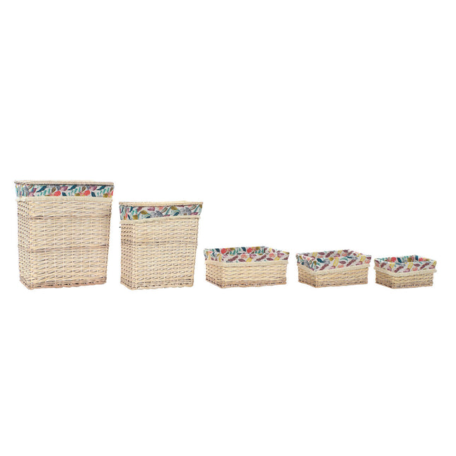 Korb-Set DKD Home Decor Polyester korb (47 x 35 x 56 cm)