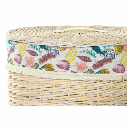 Korb für schmutzige Wäsche DKD Home Decor Polyester korb (46 x 46 x 56 cm) (3 Stücke)