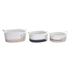 Korb-Set DKD Home Decor Baumwolle (60 x 31 x 25 cm)