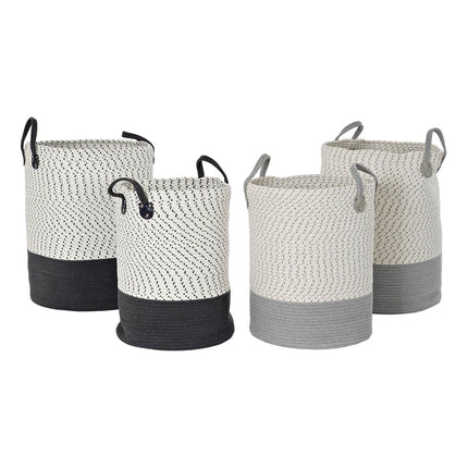 Korb-Set DKD Home Decor 40 x 40 x 52 cm (2 Stück)