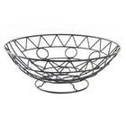 Obstschale DKD Home Decor 28 x 28 x 10 cm Schwarz Metall