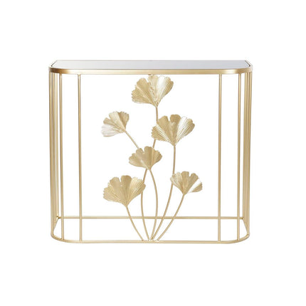 Konsole DKD Home Decor Kristall Gold Metall (80 x 32,7 x 79,6 cm)