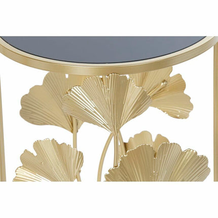 2nd-Set Tischchen DKD Home Decor Kristall Gold Metall (41,5 x 41,5 x 55 cm)