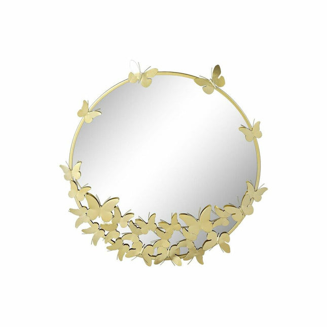 Beistelltisch DKD Home Decor Spiegel Gold Metall 50 x 50 x 55 cm