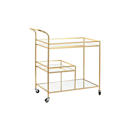Tevogn DKD Home Decor Spiegel Gold Metall (71 x 35 x 75,5 cm)