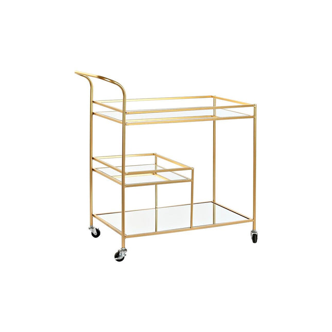 Tevogn DKD Home Decor Spiegel Gold Metall (71 x 35 x 75,5 cm)