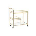 Tevogn DKD Home Decor Spiegel Gold Metall (71 x 35 x 75,5 cm)