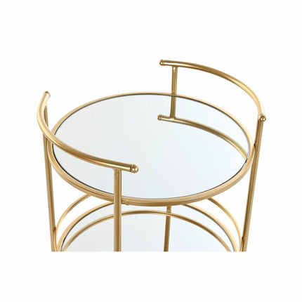 Tevogn DKD Home Decor Spiegel Gold Metall (42,5 x 42,5 x 74,3 cm)