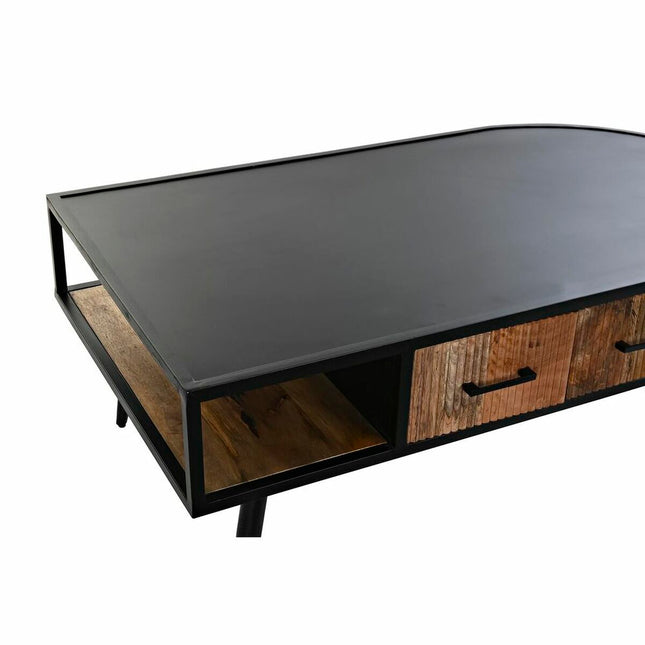 Couchtisch DKD Home Decor Metall Mango-Holz (130 x 70 x 46 cm)