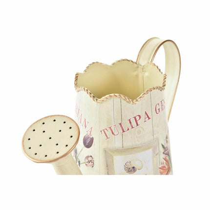 Dekorative Gießkanne DKD Home Decor Tulipa 27 x 12 x 18,5 cm Rosa (2 Stück)