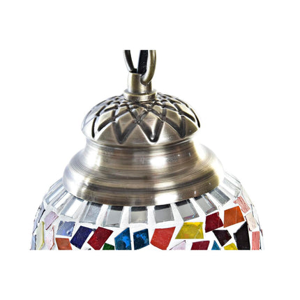 Deckenlampe DKD Home Decor Kristall Metall Bunt 50 W 13 x 13 x 39 cm (2 Stück)