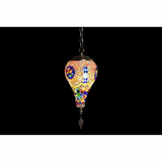 Deckenlampe DKD Home Decor Kristall Metall 16 x 16 x 35 cm Bunt 50 W (2 Stück)