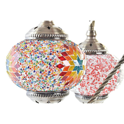Tischlampe DKD Home Decor 35 x 18 x 63 cm Kristall Metall Bunt 220 V 50 W (2 Stück)