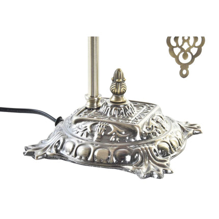 Tischlampe DKD Home Decor 23 x 15 x 53 cm Kristall Silberfarben Metall 220 V 50 W (2 Stück)