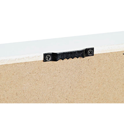 Wanddekoration DKD Home Decor 40 x 3,5 x 20 cm Braun Weiß Häuser Urban