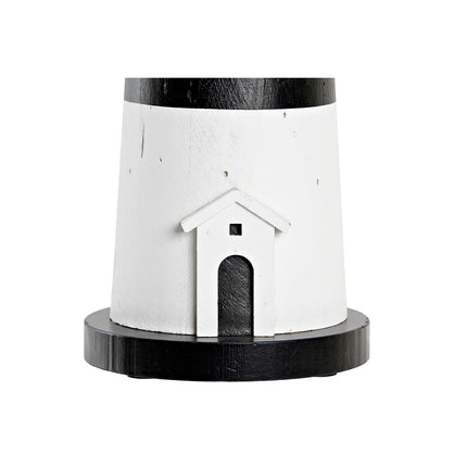 Leuchtende Dekoration DKD Home Decor Holz Leuchtturm 15 x 15 x 46 cm