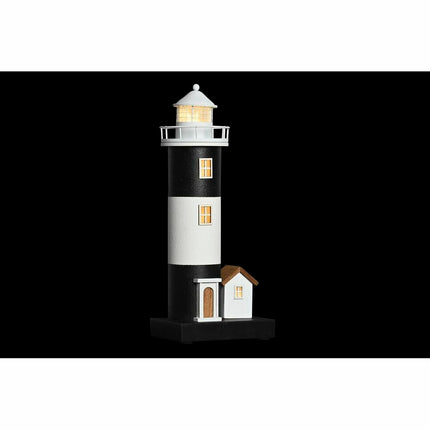 Leuchtende Dekoration DKD Home Decor 15 x 10 x 37 cm Holz Leuchtturm