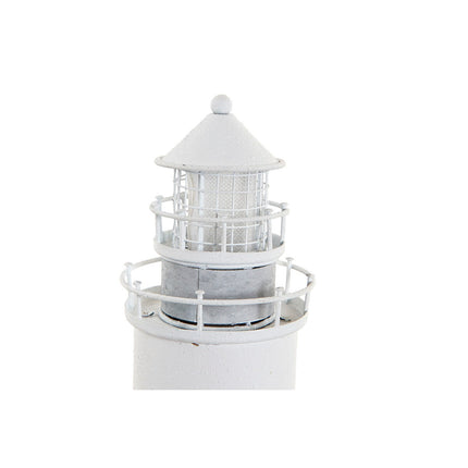 Deko-Figur DKD Home Decor Weiß Leuchtturm Haus 30 x 13 x 8 cm