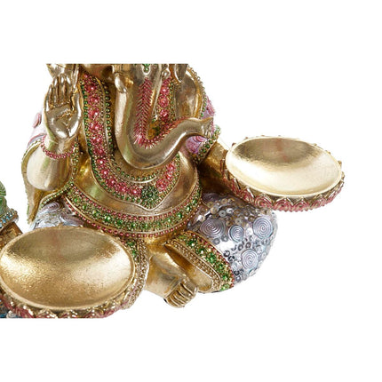Deko-Figur DKD Home Decor Gold Bunt Indianer 18 x 13 x 24 cm (2 Stück)