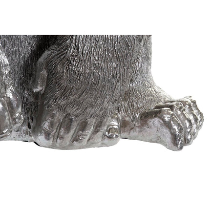 Deko-Figur DKD Home Decor Silberfarben Harz Gorilla (46 x 40 x 61 cm)