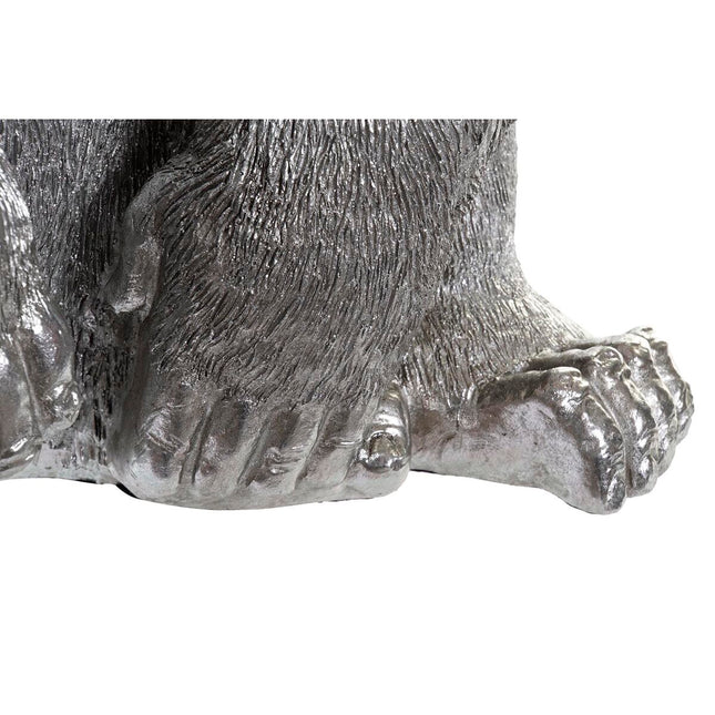 Deko-Figur DKD Home Decor Silberfarben Harz Gorilla (46 x 40 x 61 cm)