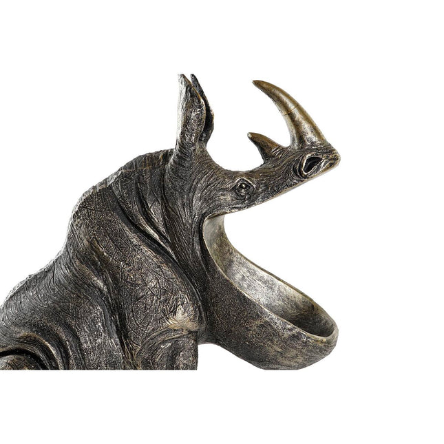 Deko-Figur DKD Home Decor Kupfer Harz Nashorn (31,5 x 17,5 x 30,5 cm)